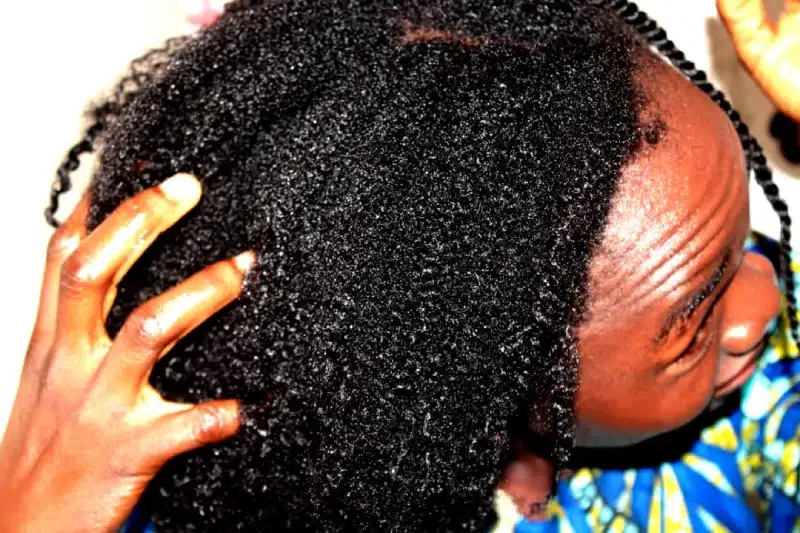 Photo cheveux de Sandra, cliente Boucles AfrO
