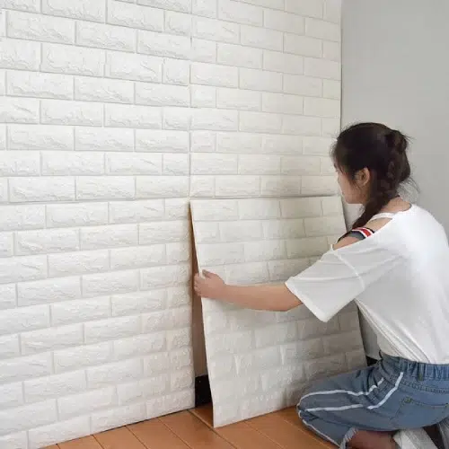 papier peint mural blanc
